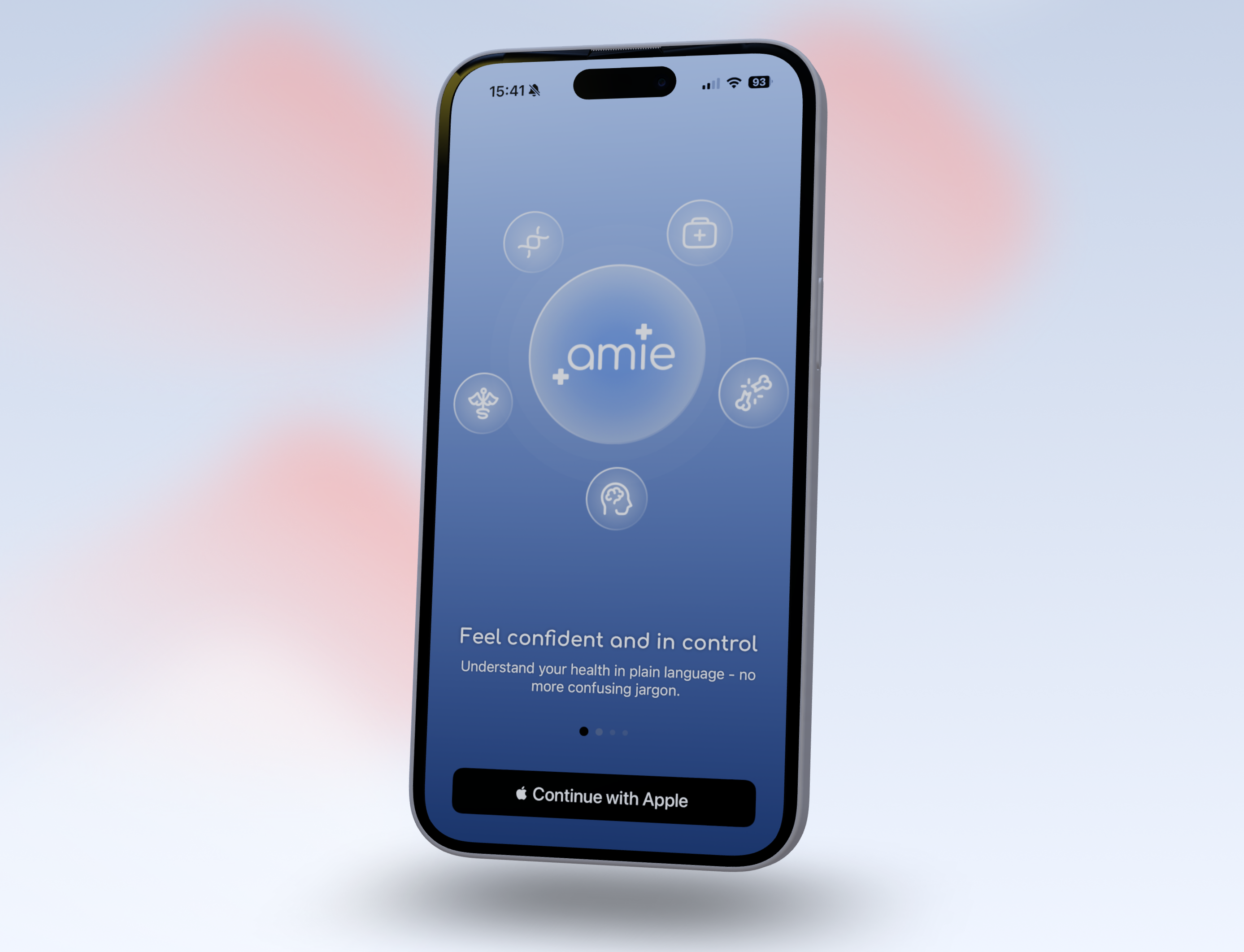 phone screen onboarding medical ai app